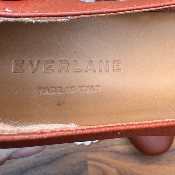 Everlane Chestnut Leather Loafers The Day Glove 6.5 - Picture 2 of 8